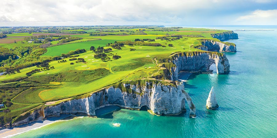 Marvelling at the majestic Étretat Cliffs
