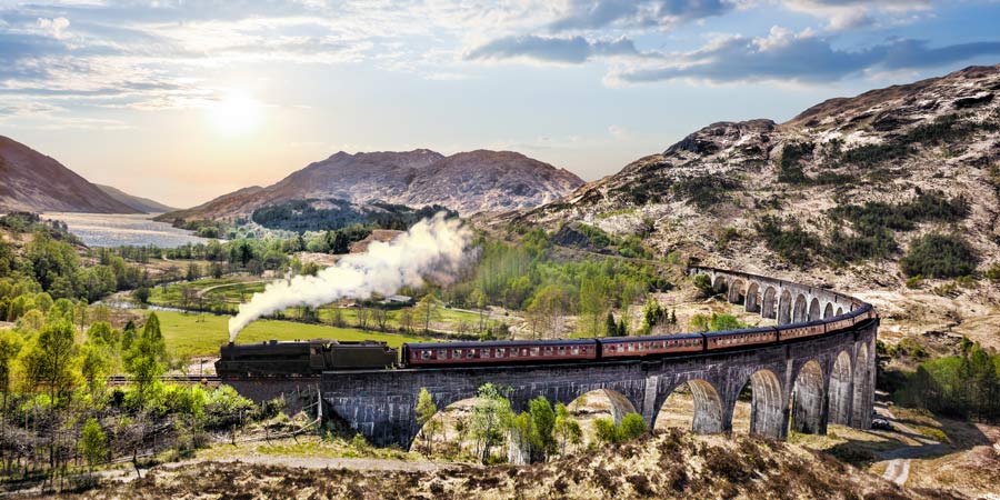 Journeying on the Jacobite Steam Train