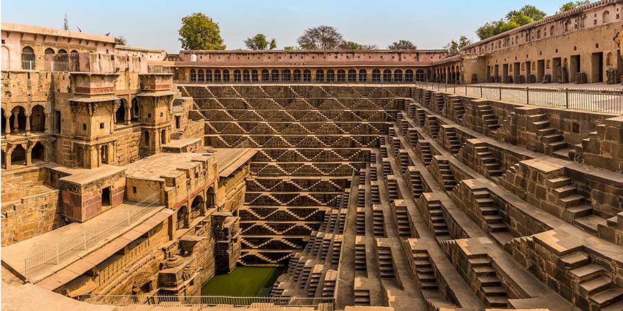 Marvelling at the unique Abhaneri Stepwell